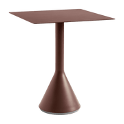 Table cone carrée rouge Palissade - HAY - The Cool Republic