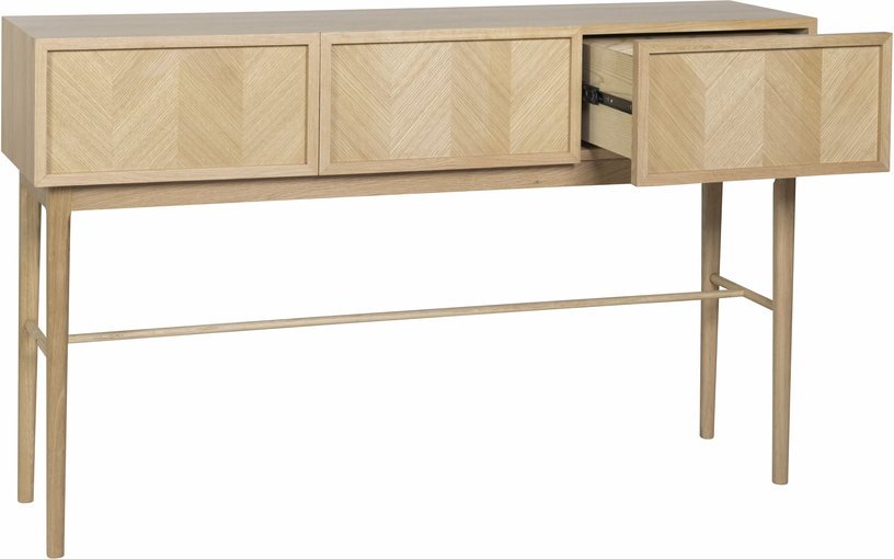 Table console en chêne naturel - Hübsch - The Cool Republic