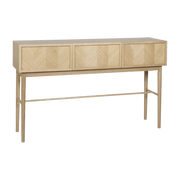 Table console en chêne naturel - Hübsch - The Cool Republic