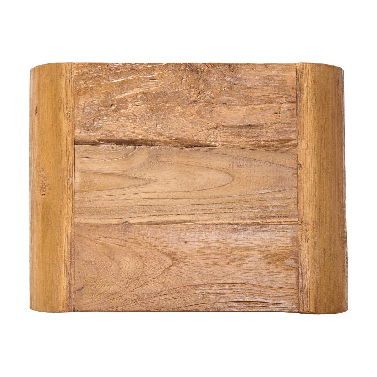 Table d'appoint en teck massif naturel marron 40x30x45cm Arc - Bazar Bizar — vue 9