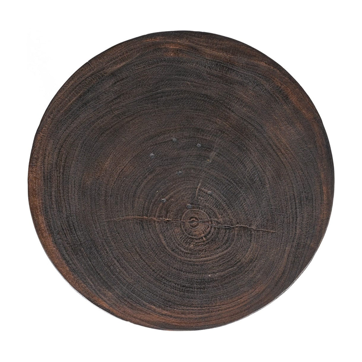 Table d'appoint ronde en bois marron foncé 50x50x50cm Cone Alone - Bazar Bizar — vue 3