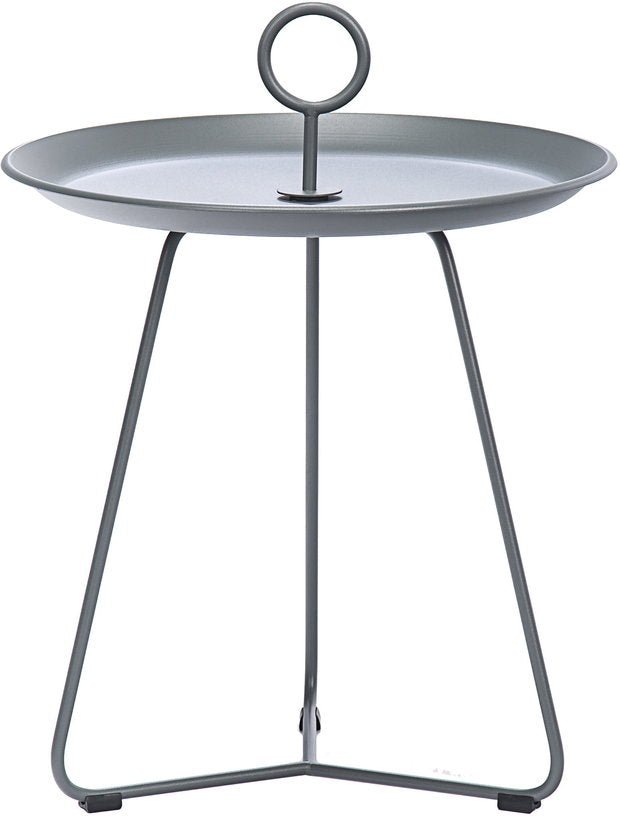 Table d'appoint 45 cm gris foncé en métal EYELET - Houe - The Cool Republic