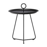 Table d'appoint 45 cm noire en métal EYELET - Houe - The Cool Republic