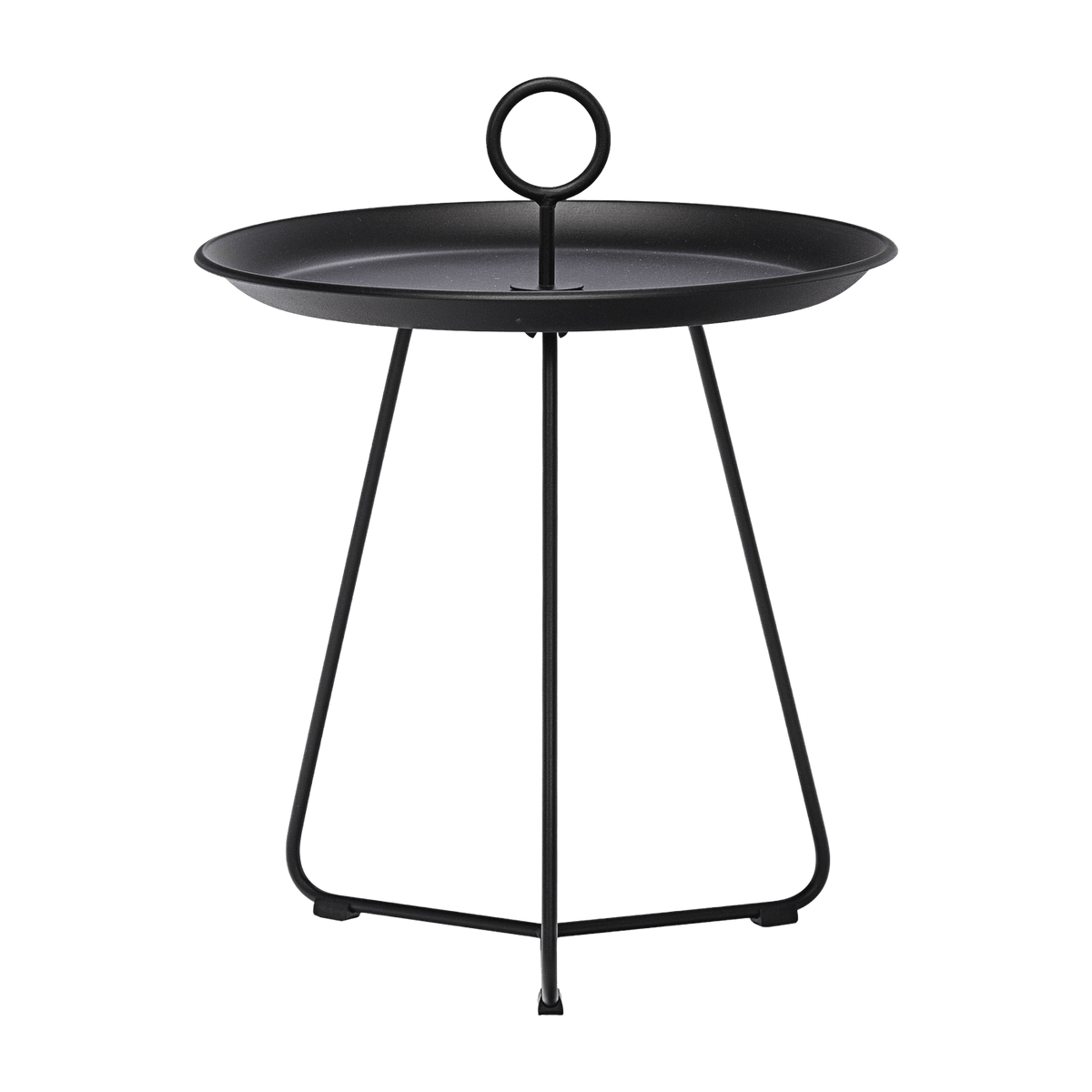 Table d'appoint 45 cm noire en métal EYELET - Houe - The Cool Republic