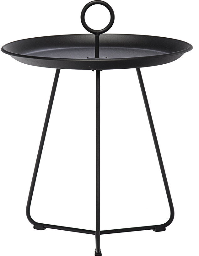 Table d'appoint 45 cm noire en métal EYELET - Houe - The Cool Republic