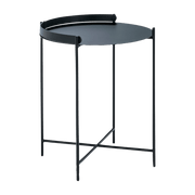 Table d'appoint 46 cm noir avec poignée EDGE - Houe - The Cool Republic