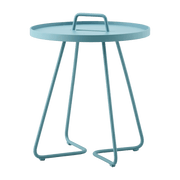 Table d'appoint 54 cm en aluminium bleu turquoise On-the-move - Cane-Line - The Cool Republic