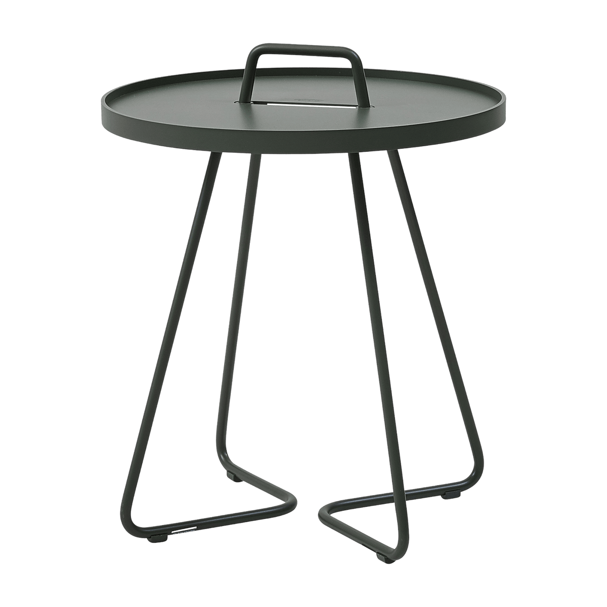 Table d'appoint 54 cm en aluminium vert foncé On-the-move - Cane-Line - The Cool Republic