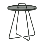 Table d'appoint 54 cm en aluminium vert foncé On-the-move - Cane-Line - The Cool Republic