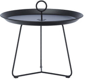 Table d'appoint 60 cm en métal noire EYELET - Houe - The Cool Republic