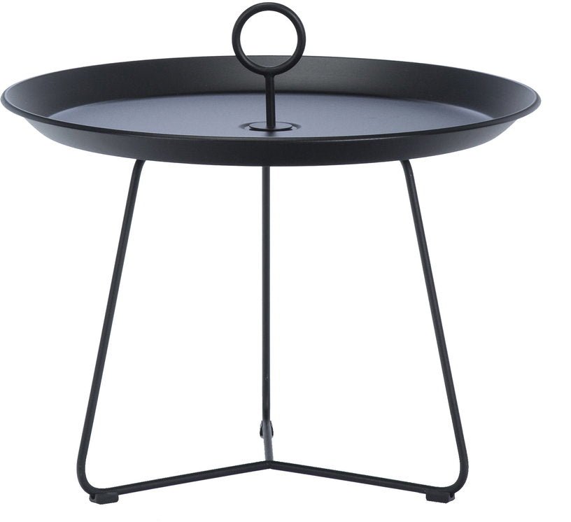 Table d'appoint 60 cm en métal noire EYELET - Houe - The Cool Republic