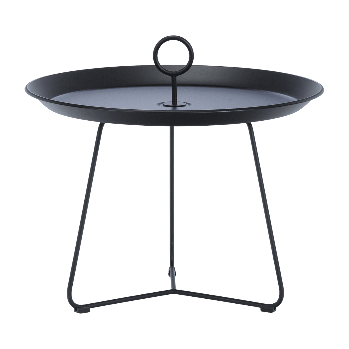 Table d'appoint 60 cm en métal noire EYELET - Houe - The Cool Republic