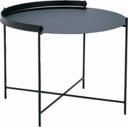 Table d'appoint 62 cm noir avec poignée EDGE - Houe - The Cool Republic
