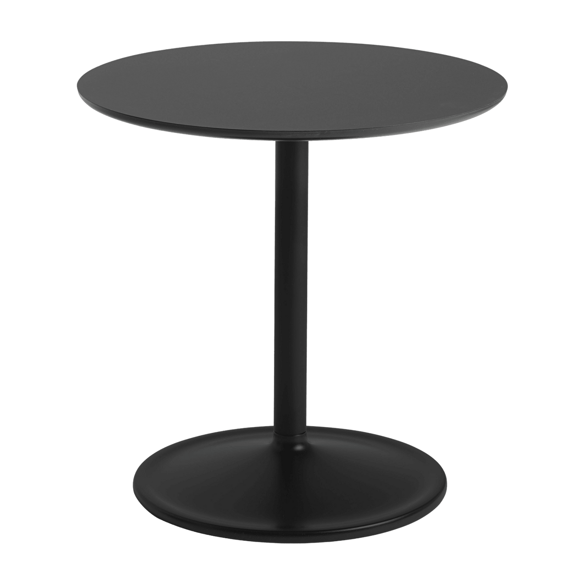 Table d'appoint aluminium noir D 41 x H 40 cm Soft - Muuto - The Cool Republic