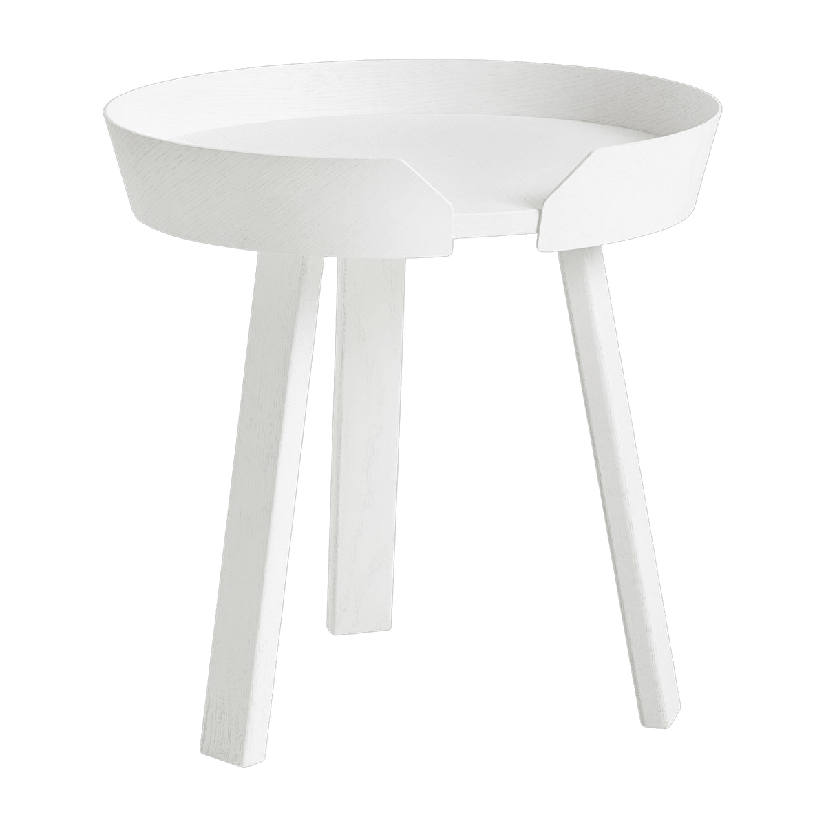 Table d'appoint blanche 45 cm Around - Muuto - The Cool Republic