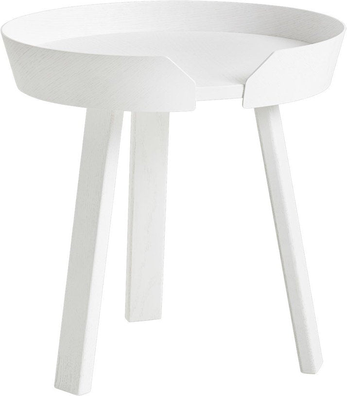 Table d'appoint blanche 45 cm Around - Muuto - The Cool Republic