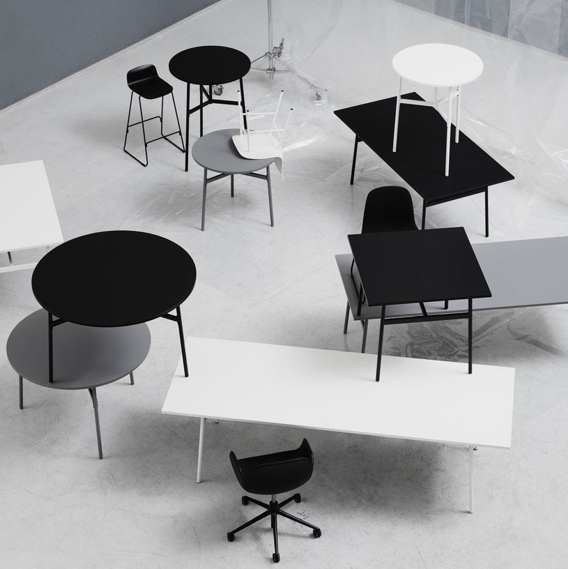 Table d'appoint blanche 80x74,5 Union blanc - Normann Copenhagen - The Cool Republic