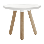 Table d'appoint blanche et frêne S Tablo blanc - Normann Copenhagen - The Cool Republic