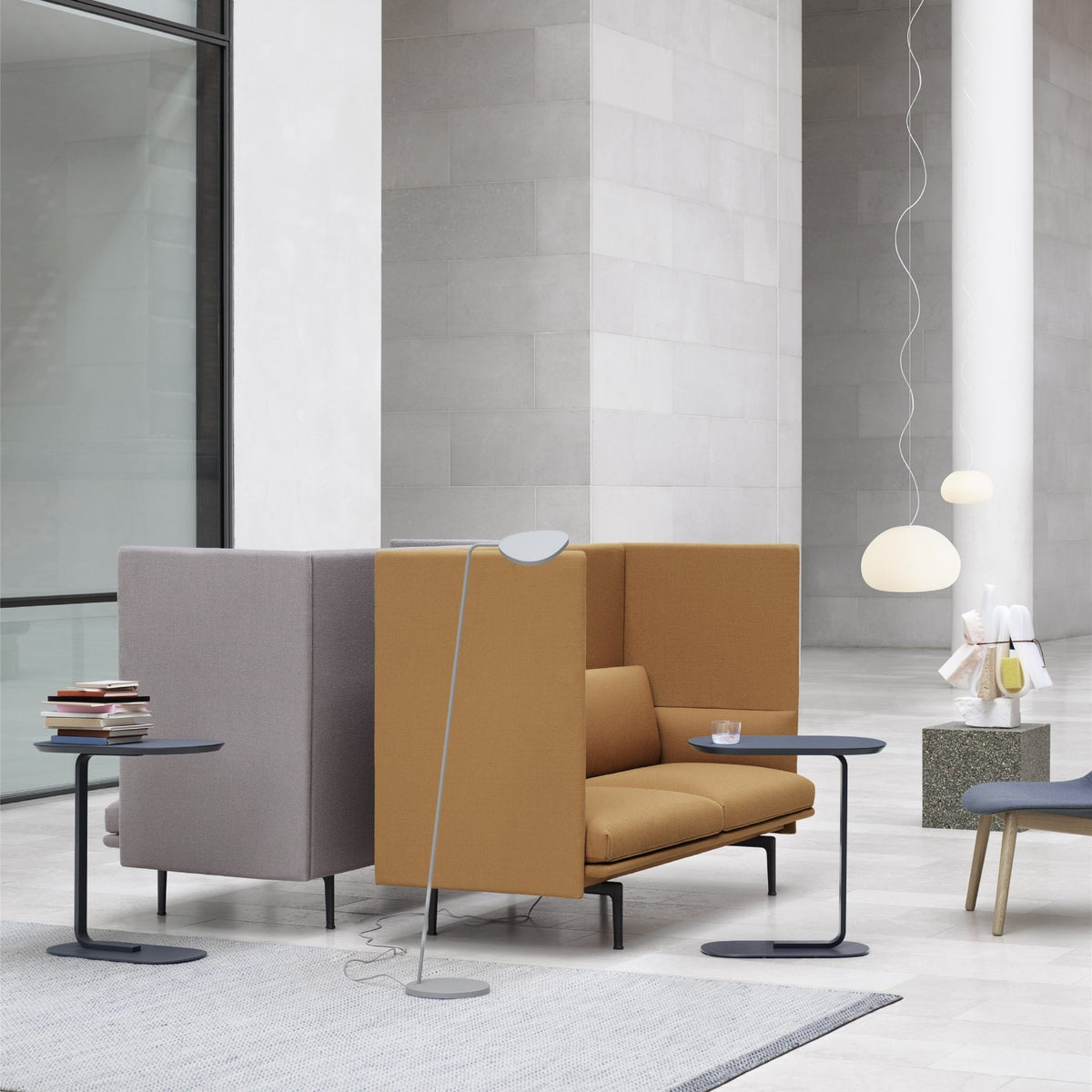 Table d'appoint blanche Relate - Muuto - The Cool Republic