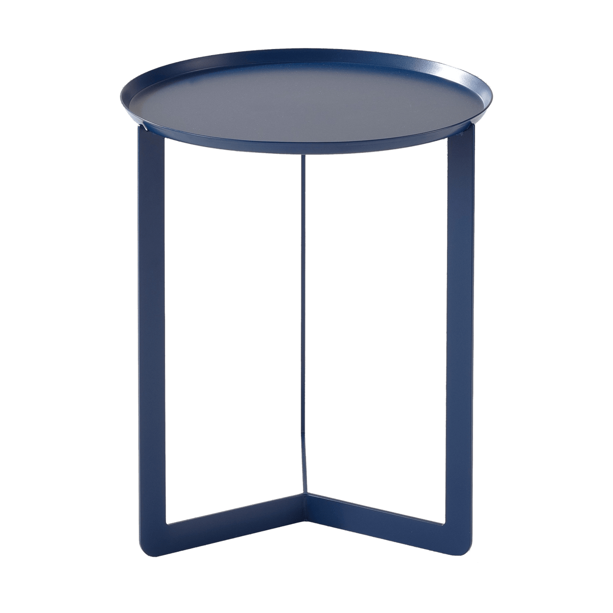 Table d'appoint bleu marine Round 1 - Meme Design - The Cool Republic