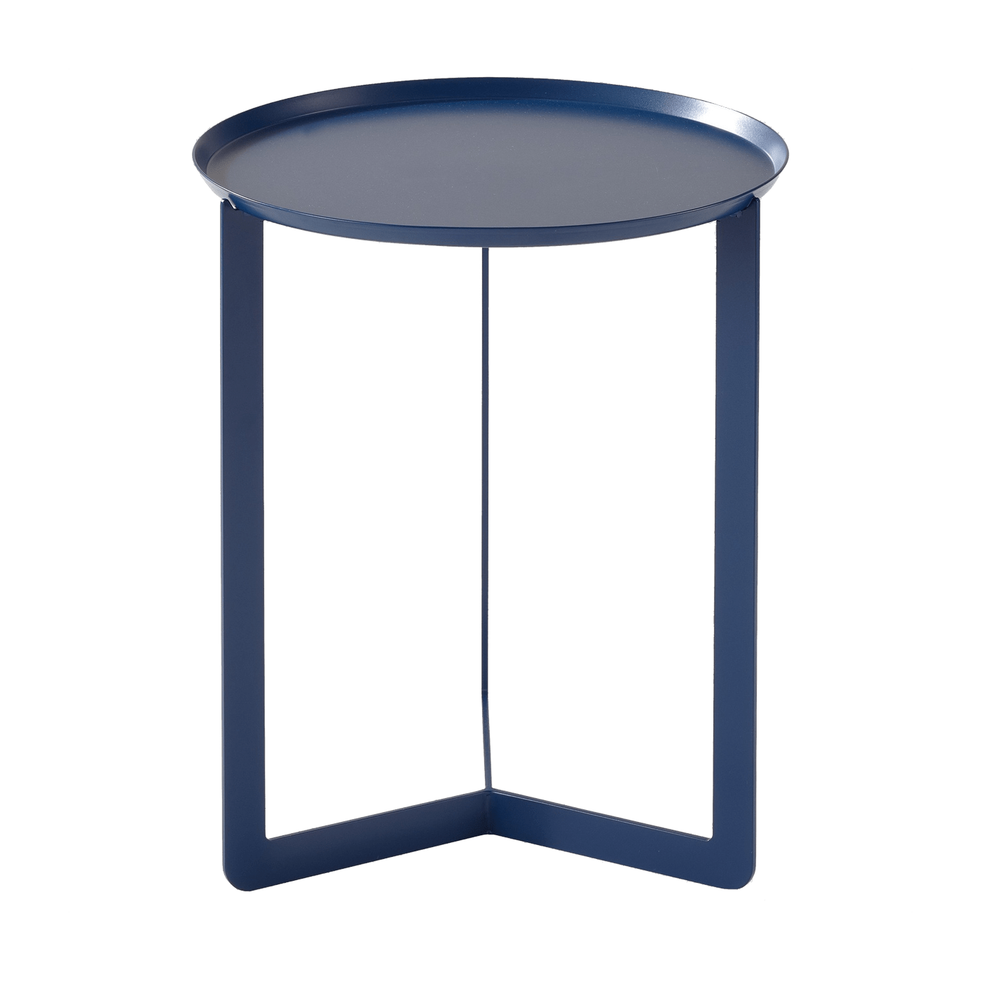 Table d'appoint bleu marine Round 1 - Meme Design - The Cool Republic