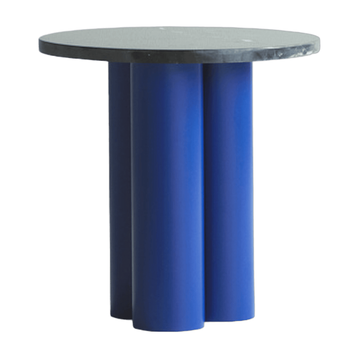 Table d'appoint bleue et plateau nero marquina 40 x 40 cm Dit - Normann Copenhagen - The Cool Republic
