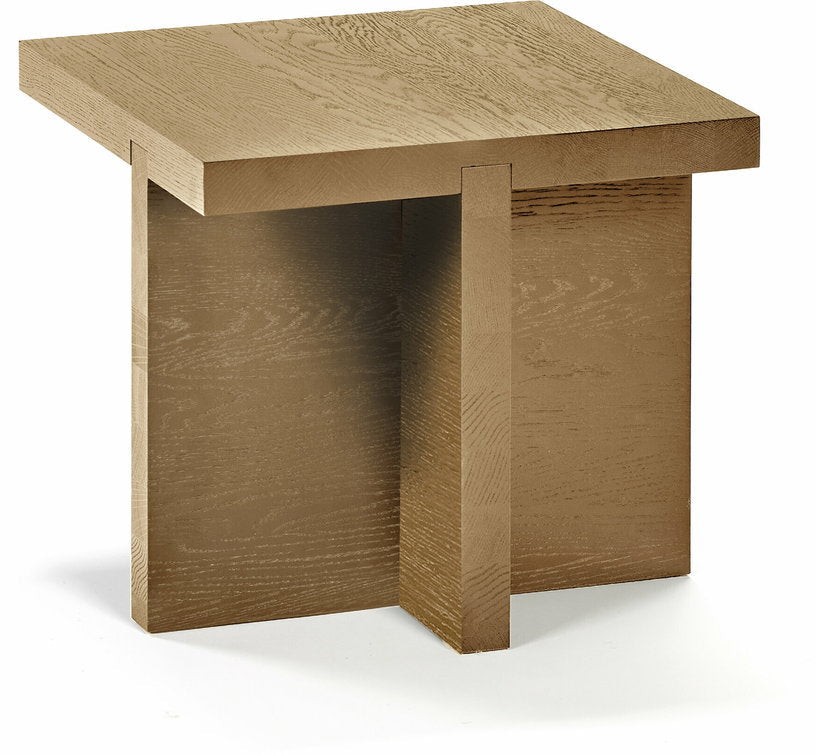 Table d'appoint carrée en chêne cognac 45 x 45 cm Rudolph - Serax - The Cool Republic