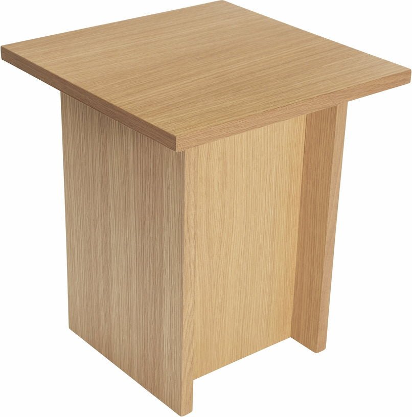 Table d'appoint carrée en chêne naturel 35 x 35 cm - Hübsch - The Cool Republic