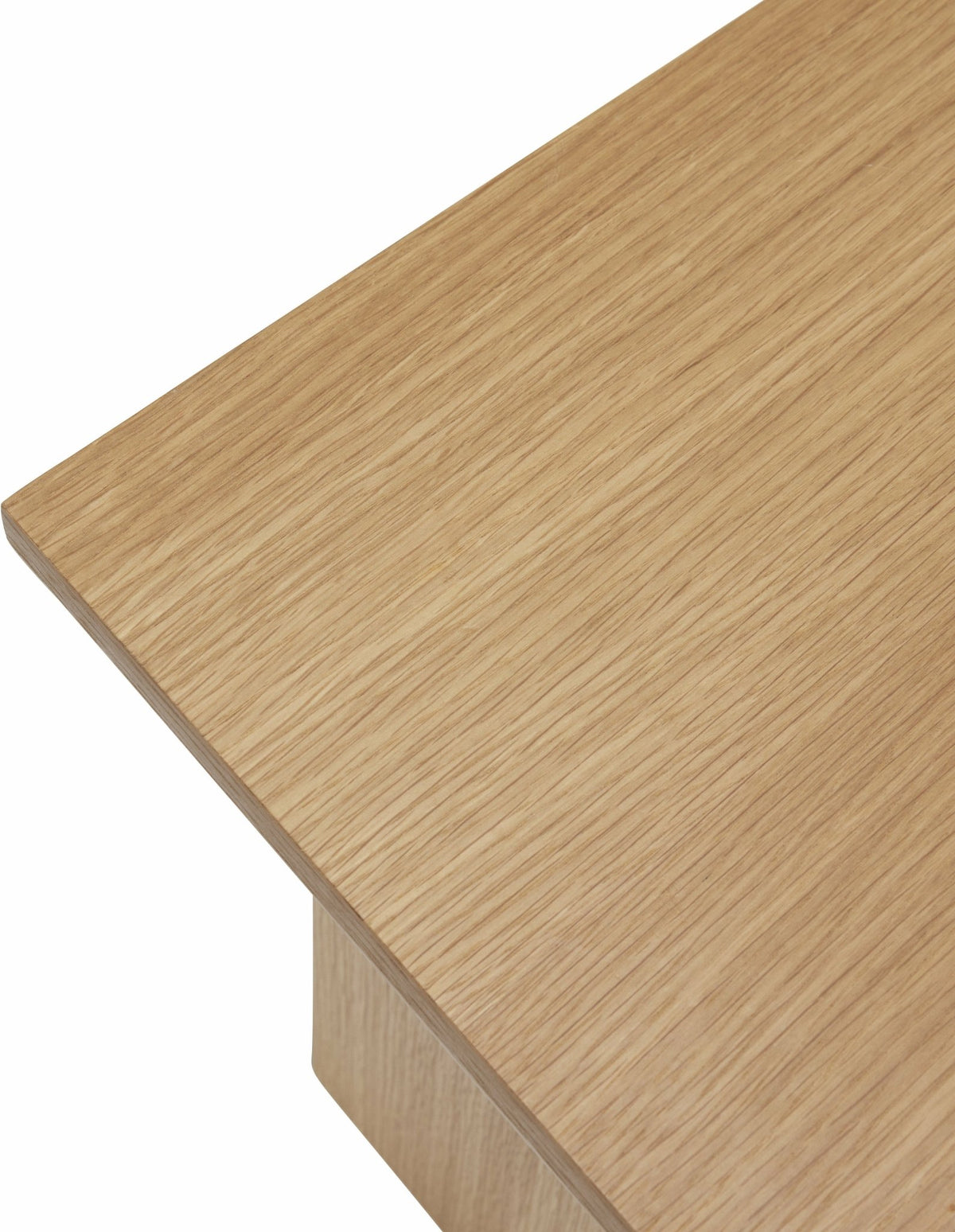 Straight Side Table Natural - Hübsch - The Cool Republic