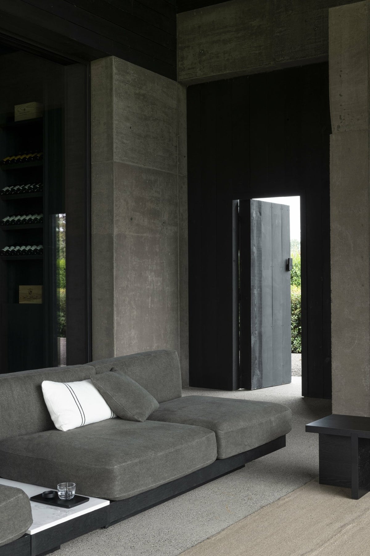 Black oak rectangular side table 45 x 45 cm Rudolph - Serax - The Cool Republic