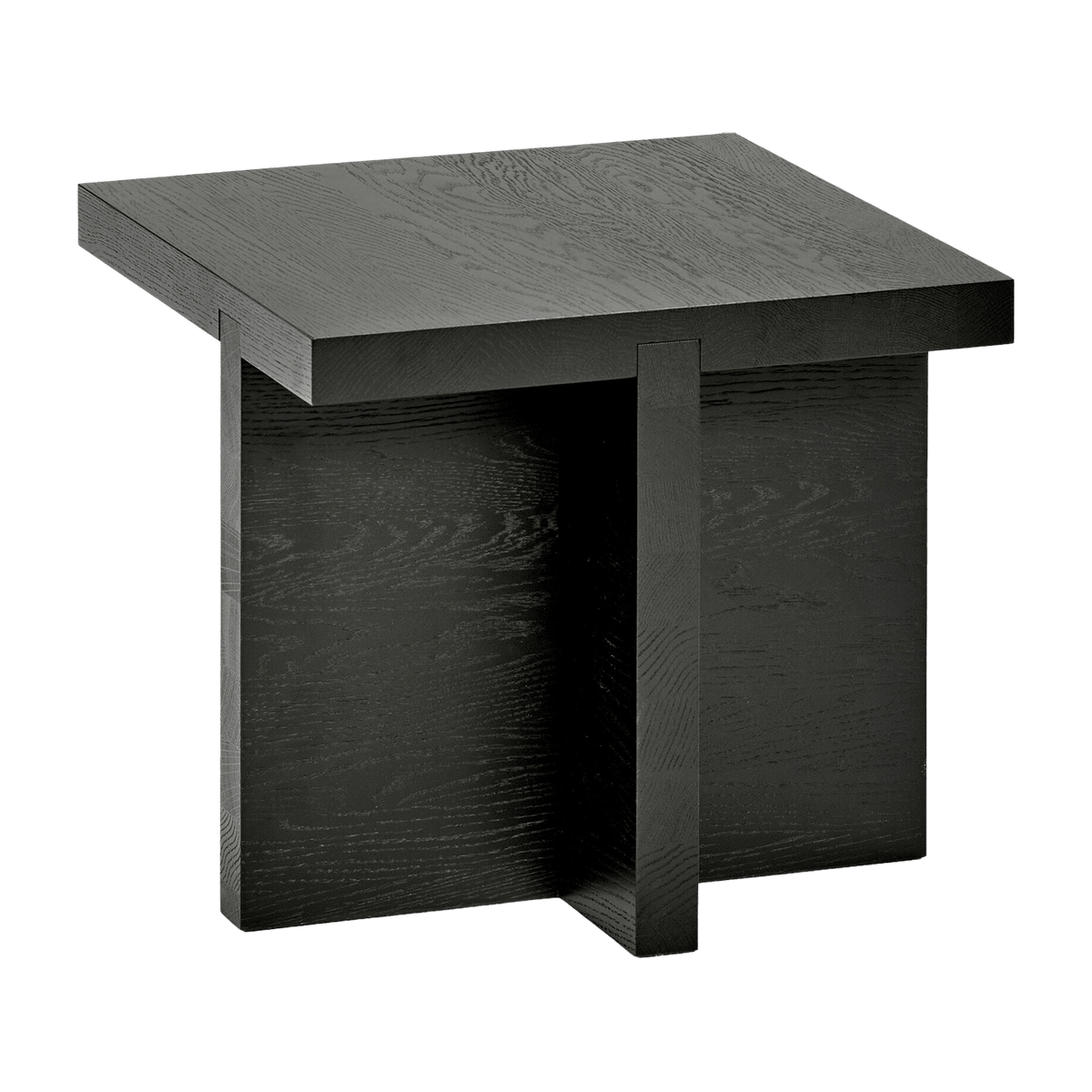 Black oak rectangular side table 45 x 45 cm Rudolph - Serax - The Cool Republic