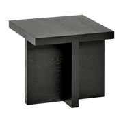 Black oak rectangular side table 45 x 45 cm Rudolph - Serax - The Cool Republic
