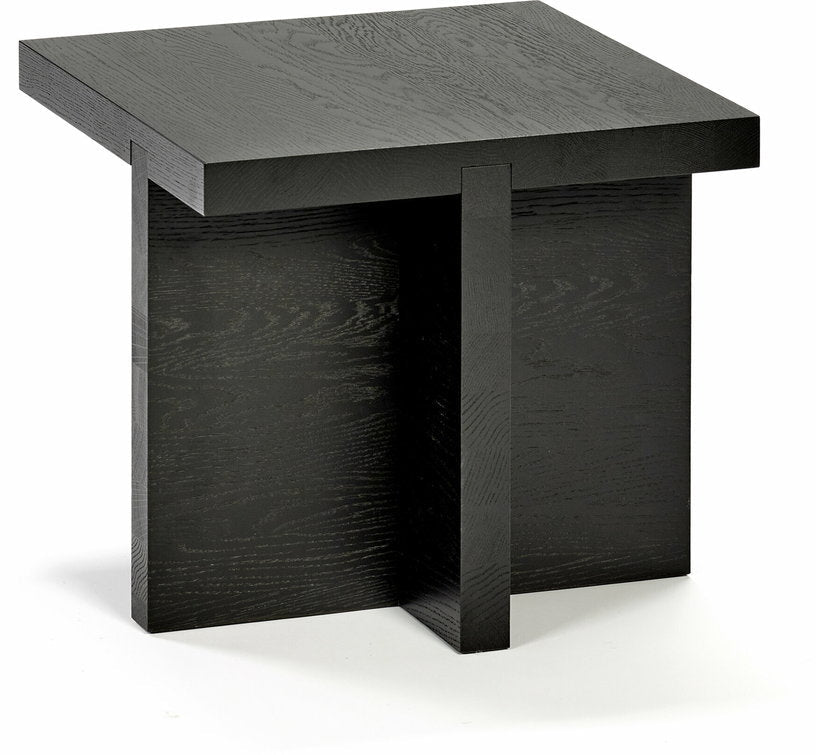 Table d'appoint carrée en chêne noire 45 x 45 cm Rudolph - Serax - The Cool Republic