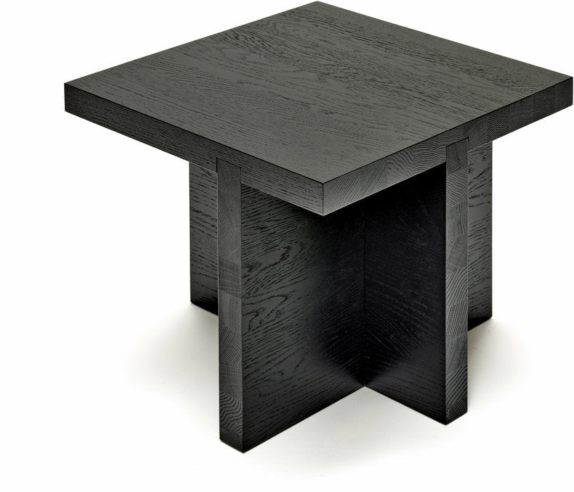 Table d'appoint carrée en chêne noire 45 x 45 cm Rudolph - Serax - The Cool Republic