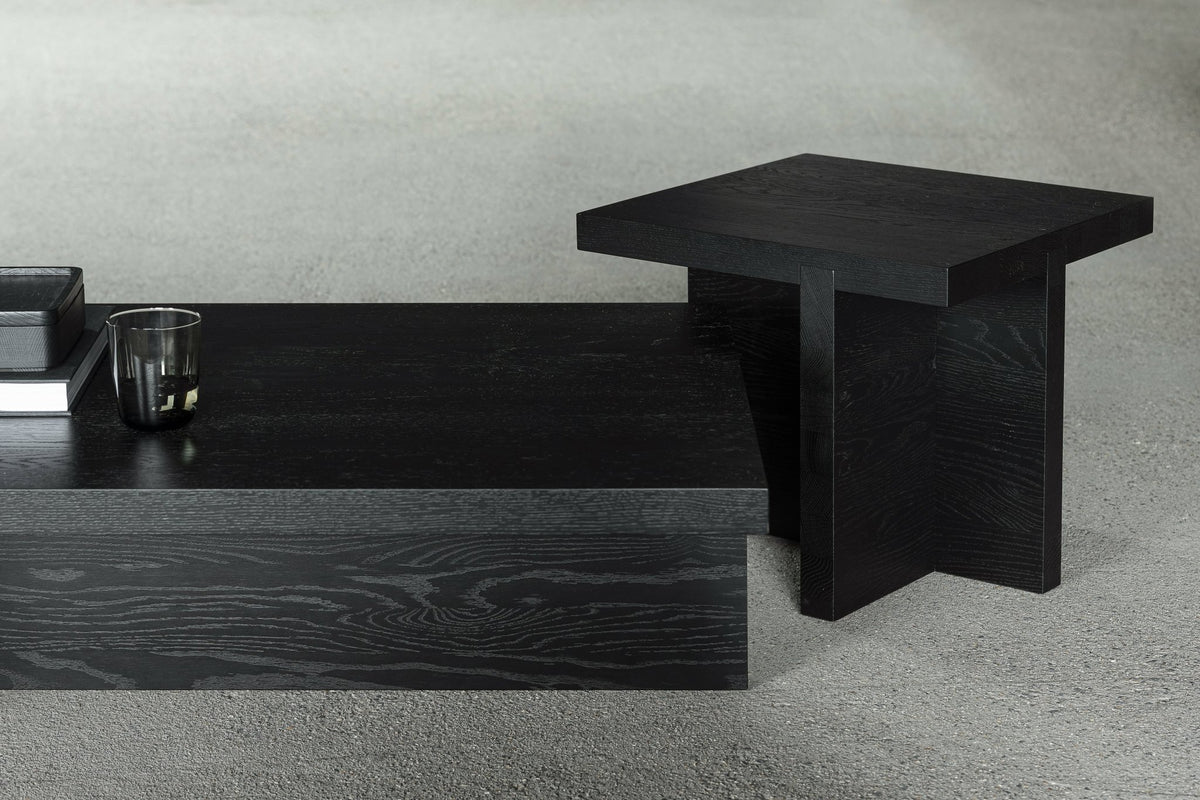Black oak rectangular side table 45 x 45 cm Rudolph - Serax - The Cool Republic