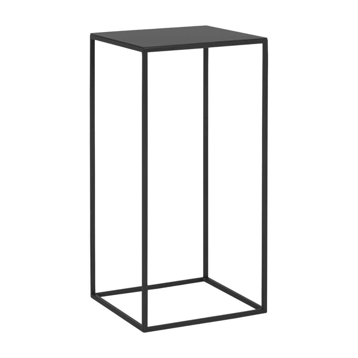 Table d'appoint carrée noire en métal Tensio - Custom Form - The Cool Republic
