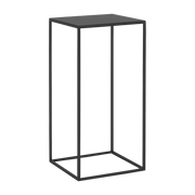 Table d'appoint carrée noire en métal Tensio - Custom Form - The Cool Republic