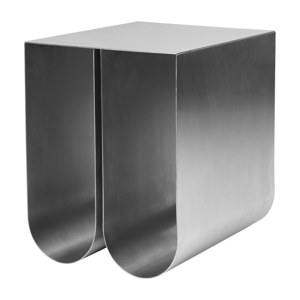 Curved Steel Side Table - Kristina Dam Studio - The Cool Republic
