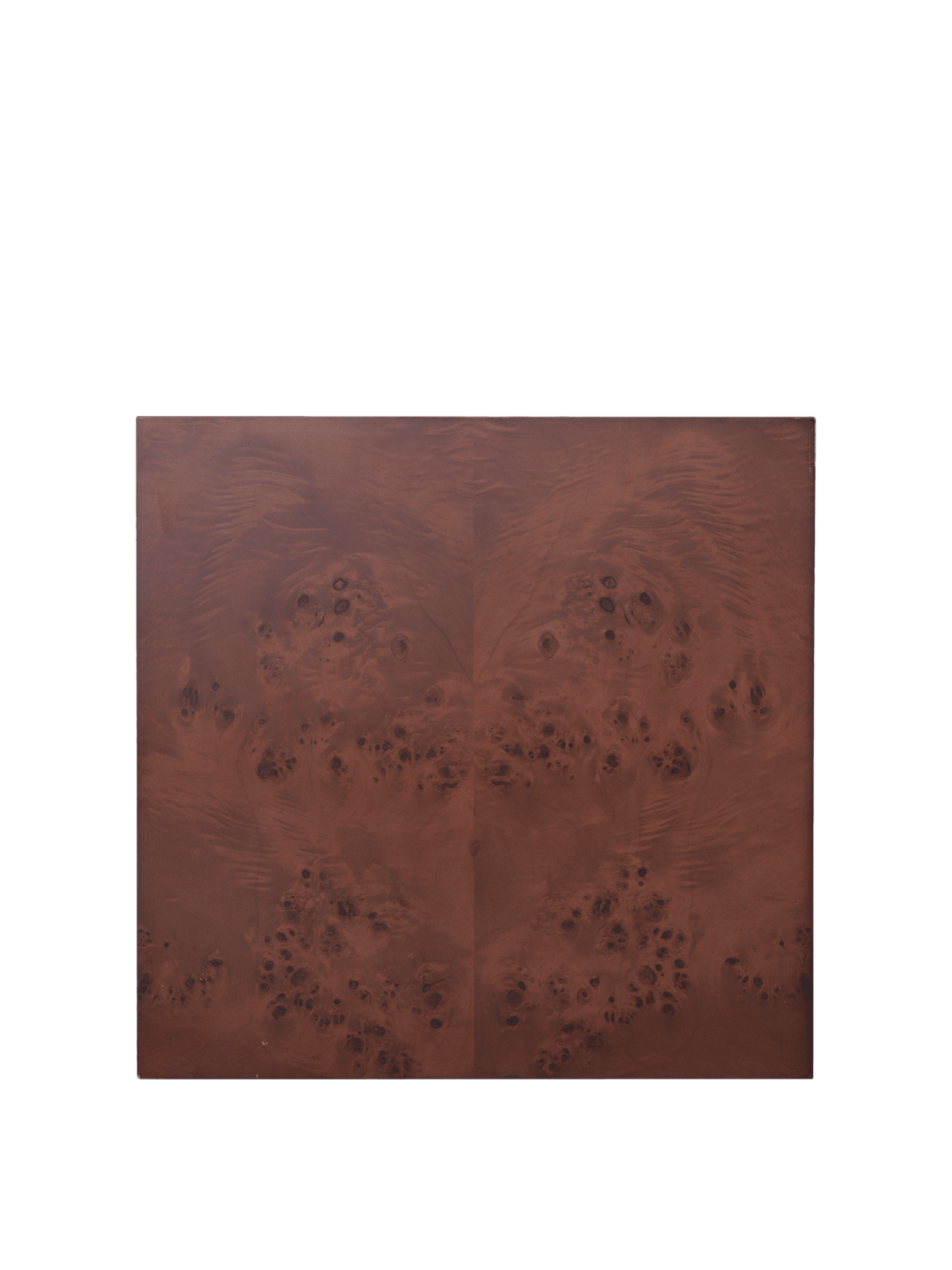 Table d'appoint cube en peuplier vernis teinté foncé 40 x 40 x 40 cm Burl - Ferm Living - The Cool Republic