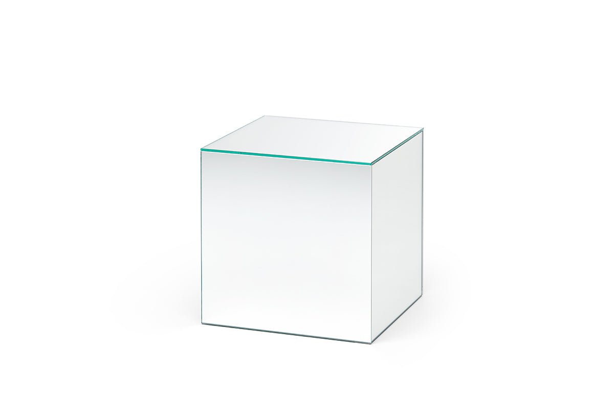 Table d'appoint cube miroir en verre 40x40x40cm Tintin - Fest Amsterdam - The Cool Republic