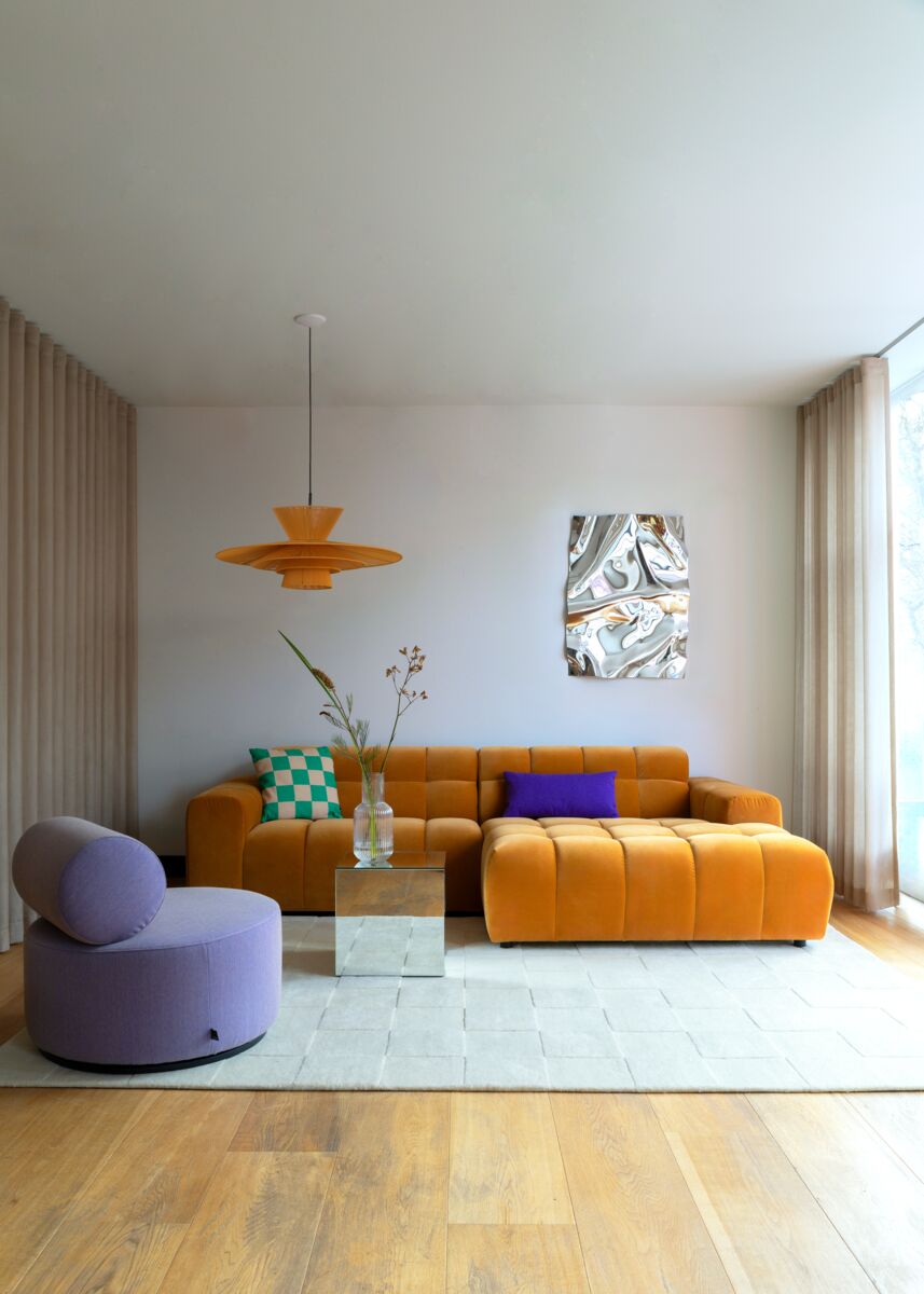 Table d'appoint cube miroir en verre 40x40x40cm Tintin - Fest Amsterdam - The Cool Republic