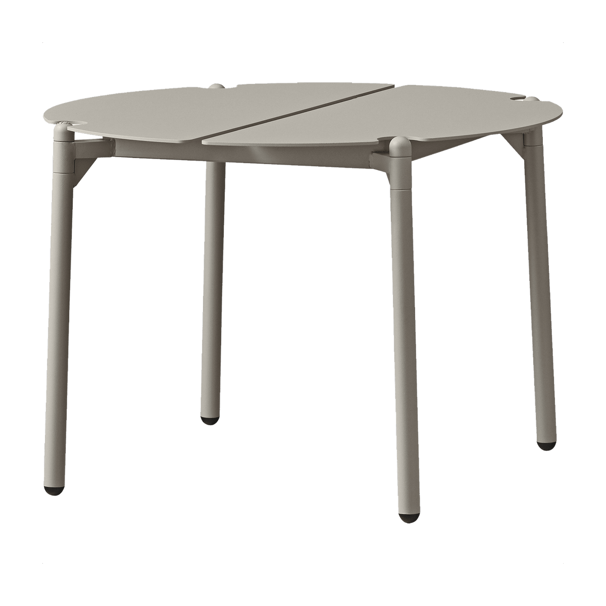 Table d'appoint de jardin en acier taupe 50 x 35 cm Novo - AYTM - The Cool Republic
