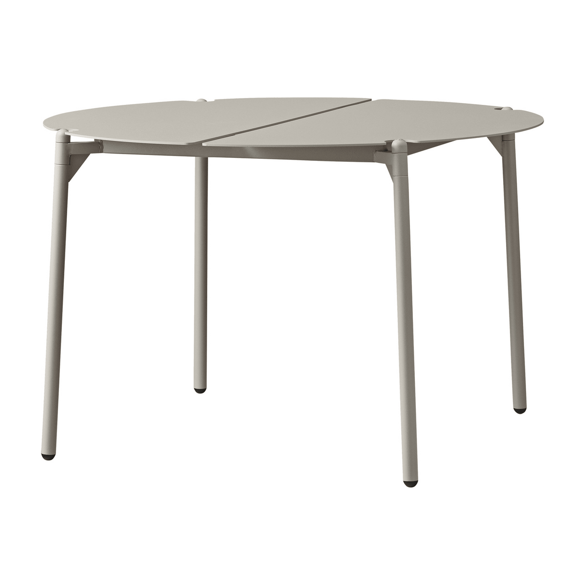 Table d'appoint de jardin en acier taupe 70 x 45 cm Novo - AYTM - The Cool Republic