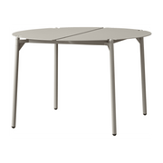 Table d'appoint de jardin en acier taupe 70 x 45 cm Novo - AYTM - The Cool Republic
