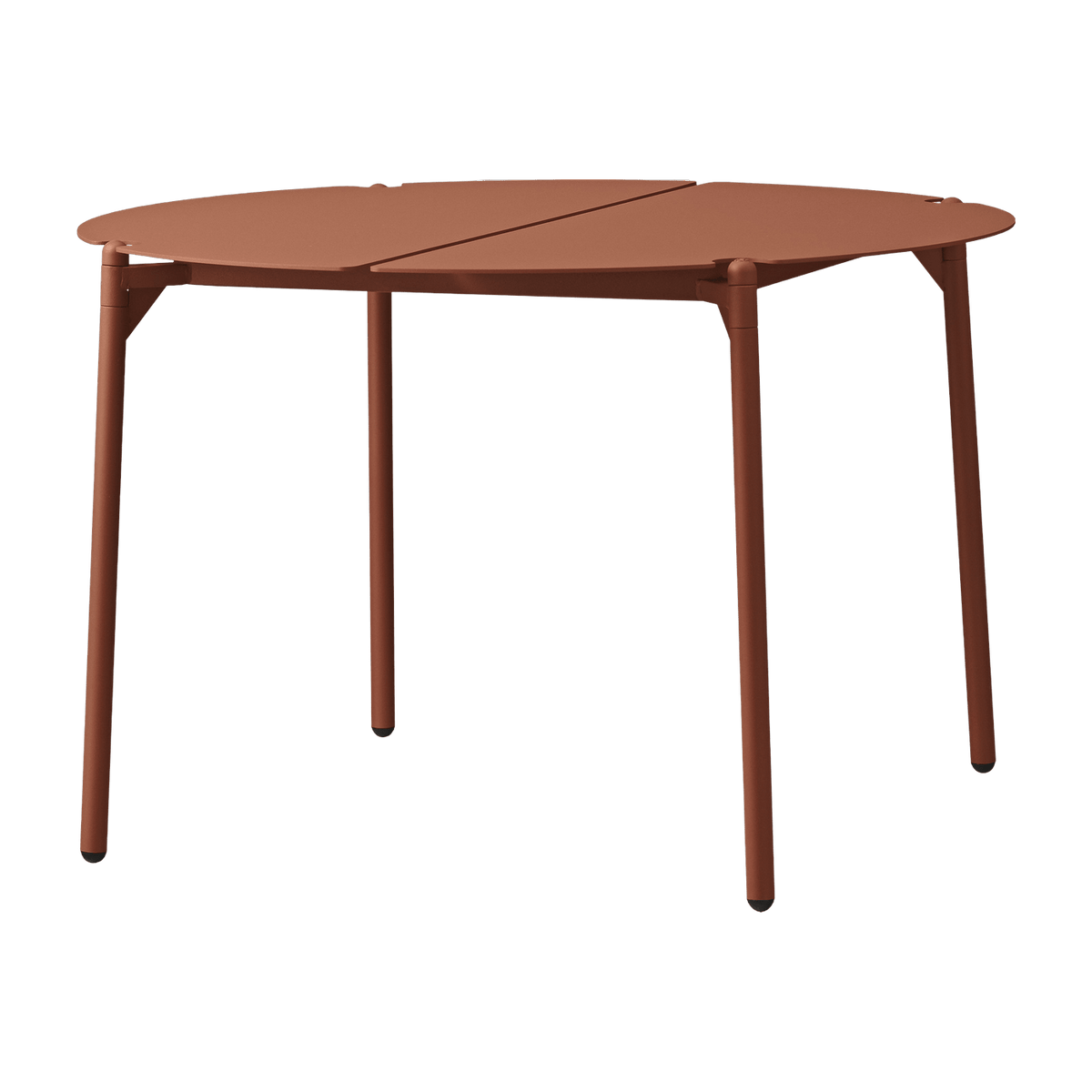 Table d'appoint de jardin en acier terracotta 70 x 45 cm Novo - AYTM - The Cool Republic