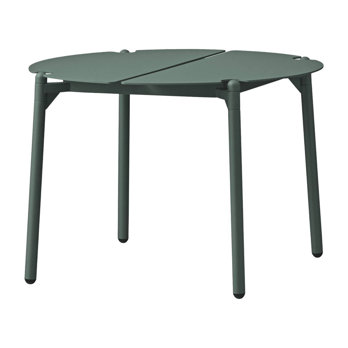 Table d'appoint de jardin en acier vert 50 x 35 cm Novo - AYTM - The Cool Republic