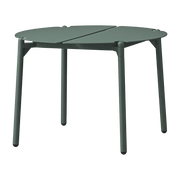 Table d'appoint de jardin en acier vert 50 x 35 cm Novo - AYTM - The Cool Republic