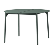 Table d'appoint de jardin en acier vert 70 x 45 cm Novo - AYTM - The Cool Republic