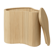 Table d'appoint de rangement en rotin Isola - Ferm Living - The Cool Republic