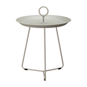 Table d'appoint d'extérieur en aluminium beige 45cm EYELET - Houe - The Cool Republic